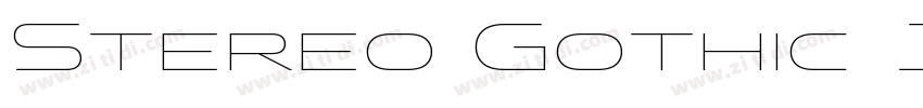 Stereo Gothic 150字体转换 Stereo Gothic 150字体转换